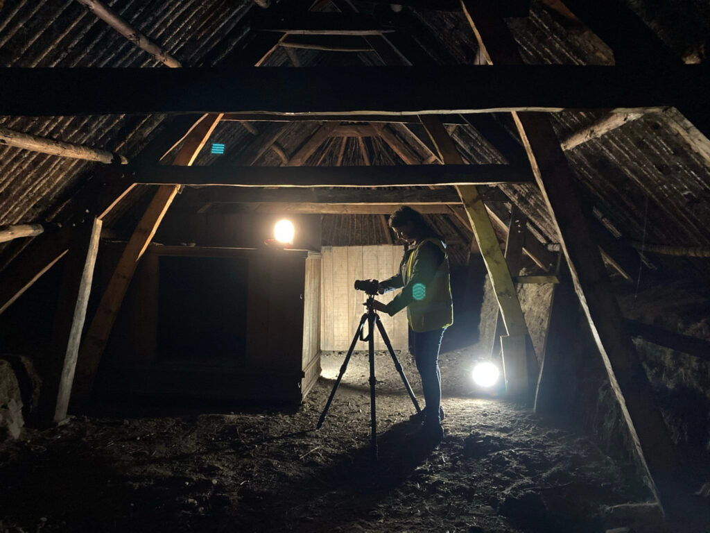 Tacksman's House during 3D recording