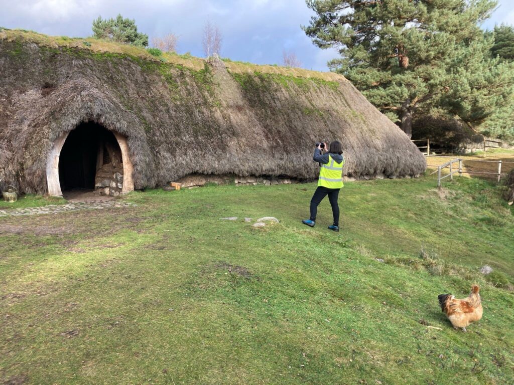 Tacksman's House during 3D recording