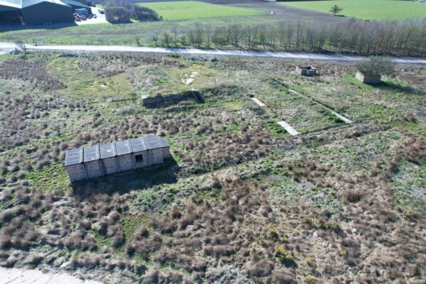 Barracks block, air raid bunker and other structures Barracks block, air raid bunker and other structures