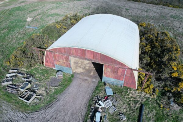 Bellman Hangar from the air Bellman Hangar from the air