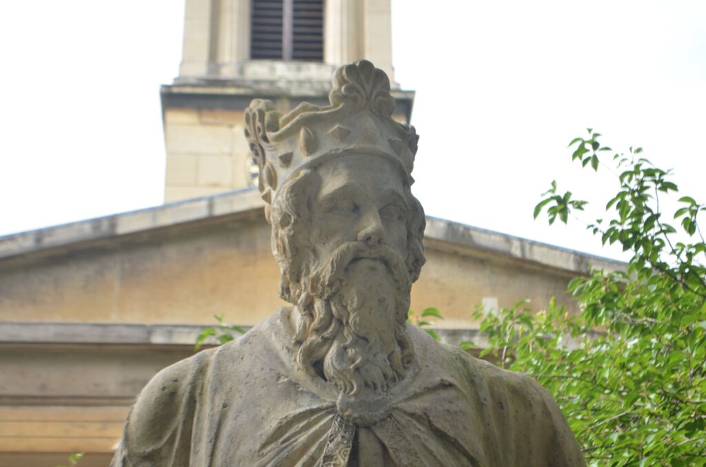 King Alfred Statue Head
