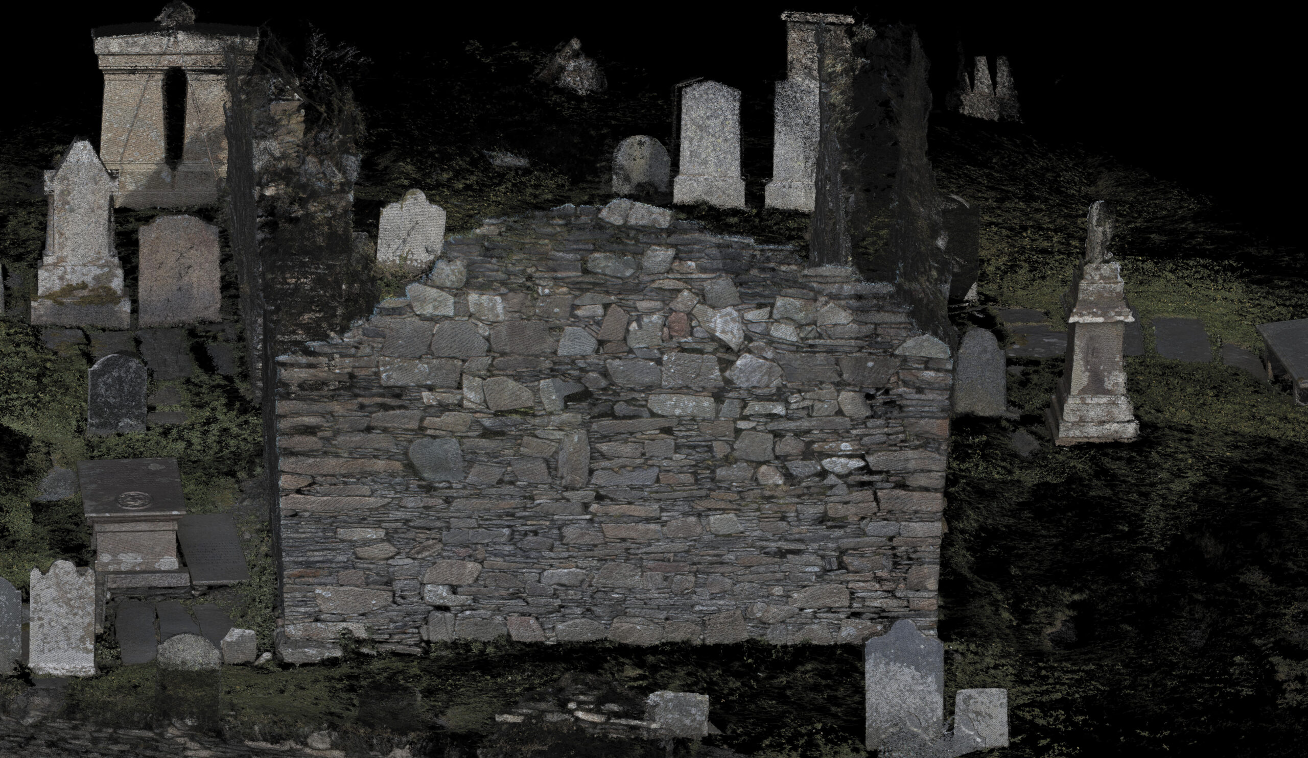 West elevation of Kilchattan Old Parish Church