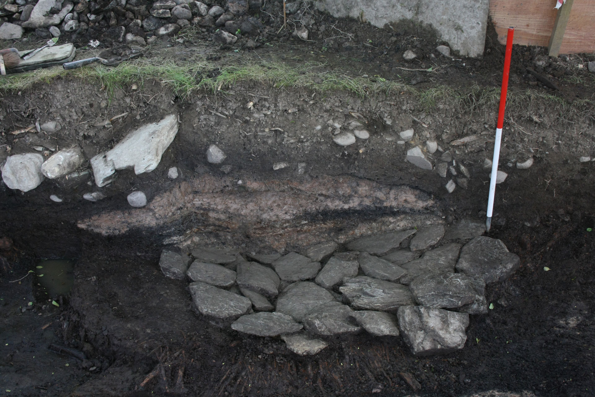 clay oven and stone base