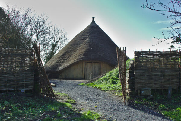 The reconstructed roundhouse