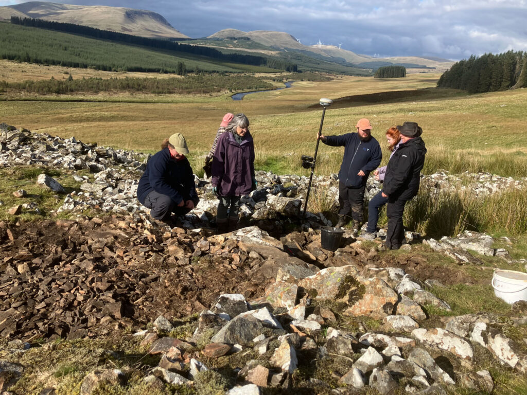 GPS survey training underway with local participants GPS survey training underway with local participants