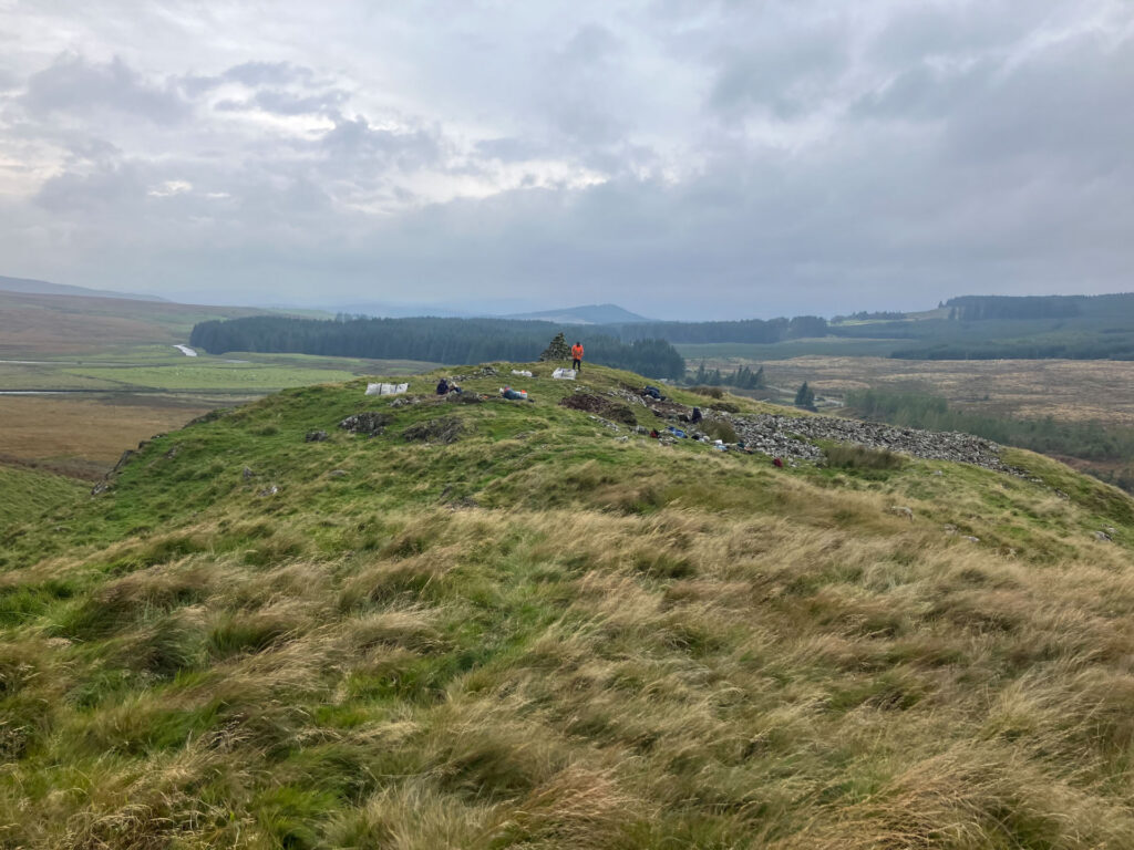 General view of the hillfort excavation site General view of the hillfort excavation site