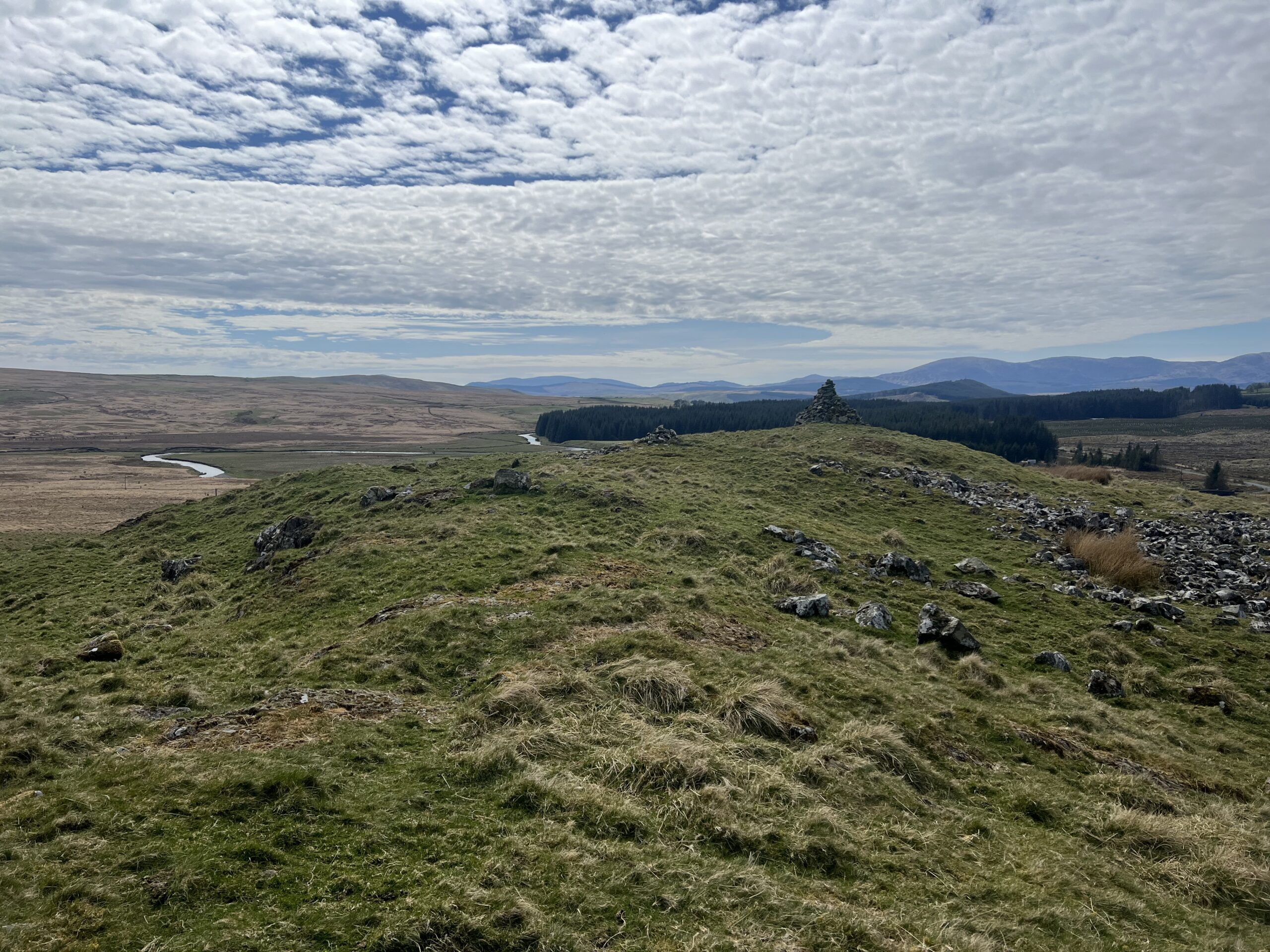 The Medieval enclosure attached to the hillfort